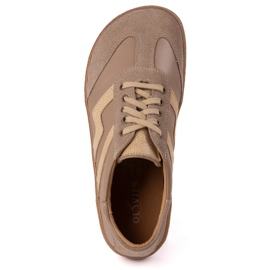 Zapatos de cuero para mujeres descalzos Olivier Eliza Dark Beige 12