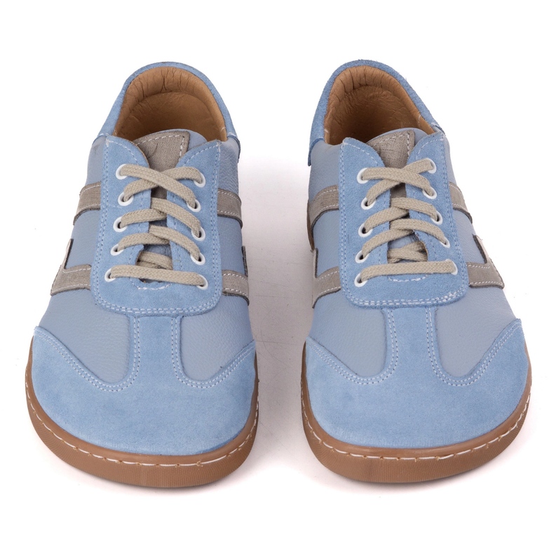 Zapatos de cuero para mujeres descalzos Olivier Eliza Blue azul 2
