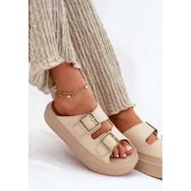 Inna Flip Flip Flip Flip en la plataforma con Beige de Golden Heblas 7