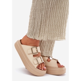 Inna Flip Flip Flip Flip en la plataforma con Beige de Golden Heblas 1