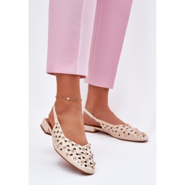 Inna Ballerinas plano decorado beige 2 Inna Ballerinas plano decorado beige 2