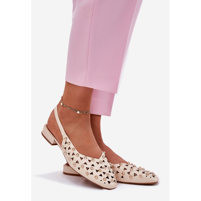 Inna Ballerinas plano decorado beige 1 Inna Ballerinas plano decorado beige 1