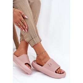 Flip de espuma para mujeres chanclas en la plataforma con un Vinceza Teddy Bear 75210 Pink rosado 7