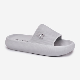 Flip fallas de espuma para mujeres en la plataforma con un Vinceza Teddy Bear 75210 Gray gris 4
