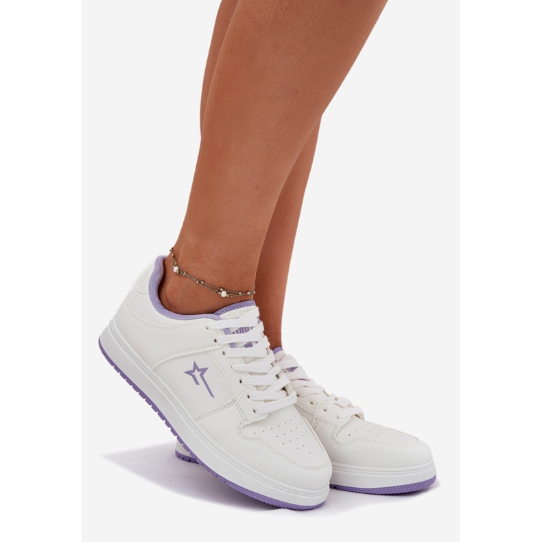 Zapatillas de deporte femenino Big Star RR274A245 Hi-Polish White and Purple System blanco 1 Zapatillas de deporte femenino Big Star RR274A245 Hi-Polish White and Purple System blanco 1