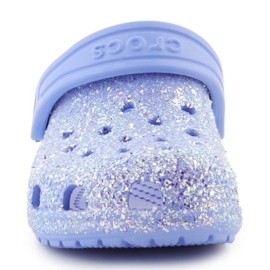 Crocs Classic Glitter Clog T 206992-5Q6 Flaps azul 1 Crocs Classic Glitter Clog T 206992-5Q6 Flaps azul 1