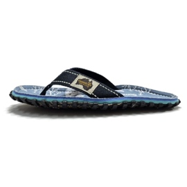 Gumbies Flip-Flops de isleño japonés unisex Seahorse Gu-Ffisl152 azul 3