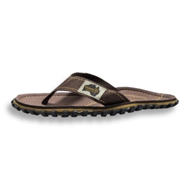 Gumbies Flip-flops de isleño japonés unisex aborigen gu-ffisl095 marrón 2