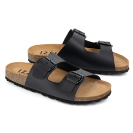 Vriston Zapatos para hombres Flip Flip Flip Alexz Black Skin Face negro 3