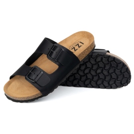 Vriston Zapatos para hombres Flip Flip Flip Alexz Black Skin Face negro 4