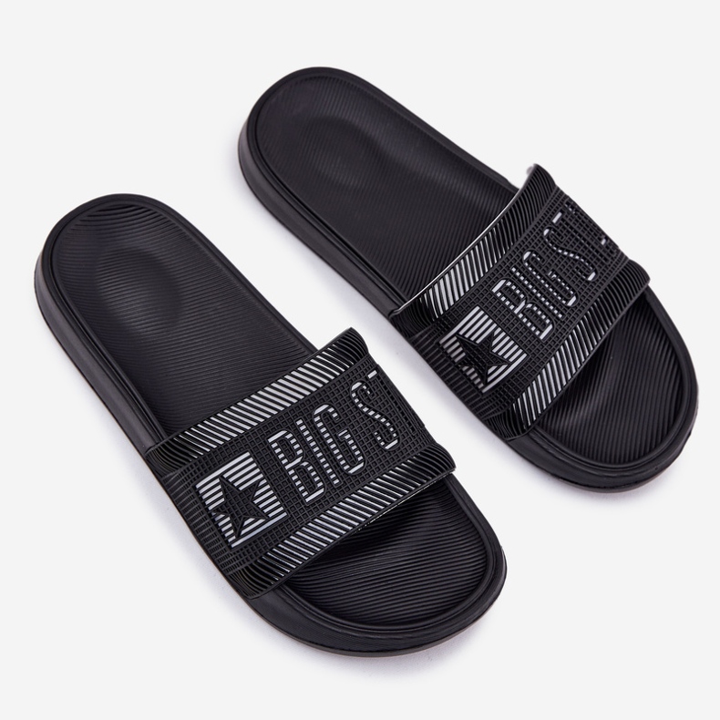 Big Star masculina RR174A053 zapatillas negras negro 2