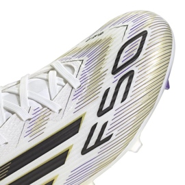 ADIDAS F50 Liga FG/MG Ji0005 Fútbol Zapatos blanco 5