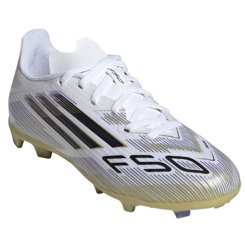 Adidas F50 League FG/MG JH7745 Zapatos de fútbol blanco 1