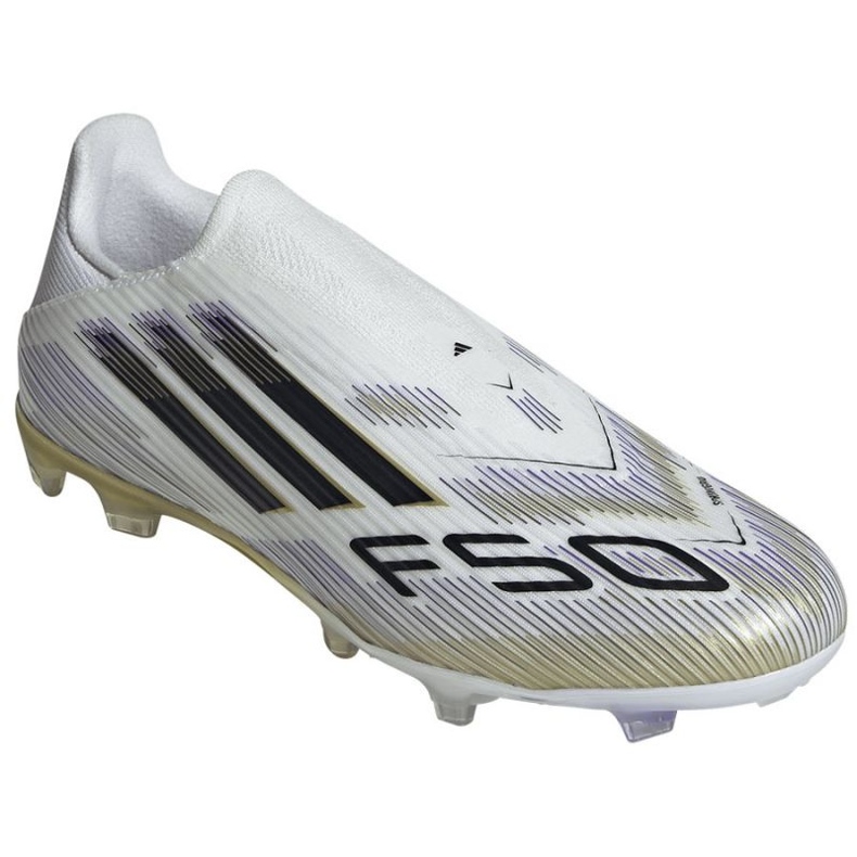 Adidas F50 League LL FG/MG JH7736 Zapatos de fútbol blanco 1