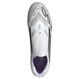 Adidas F50 League LL FG/MG JH7736 Zapatos de fútbol blanco 2