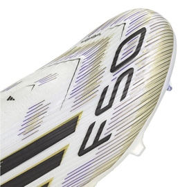 Adidas F50 League LL FG/MG JH7736 Zapatos de fútbol blanco 5