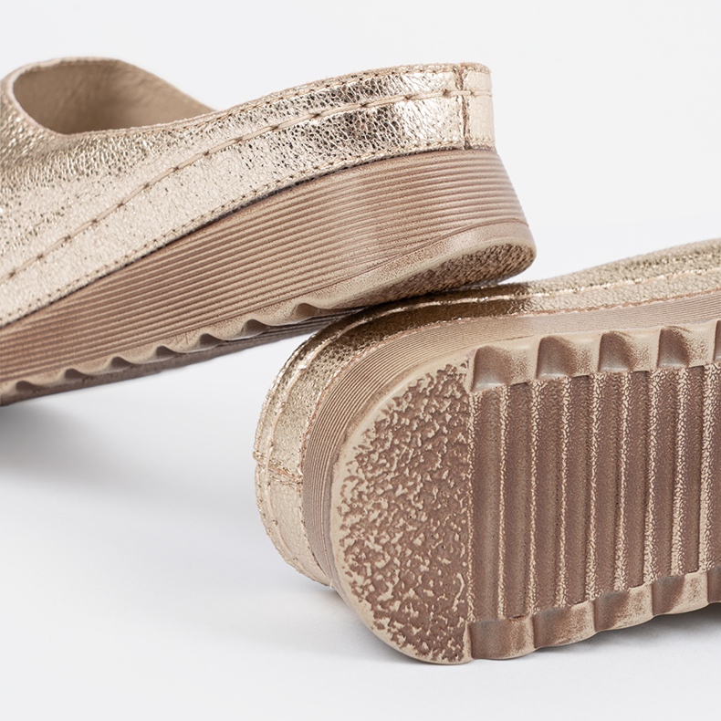 Goodin Flip de oro para mujeres en la plataforma dorado 2