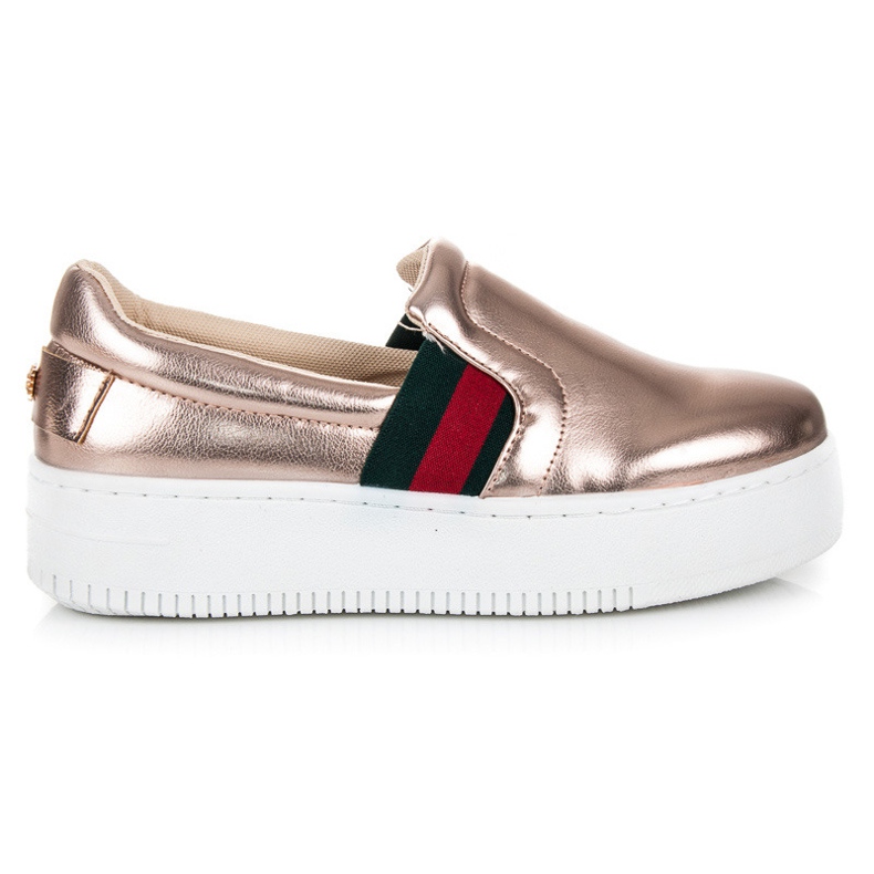 Kylie Slipons en la plataforma rosado 2