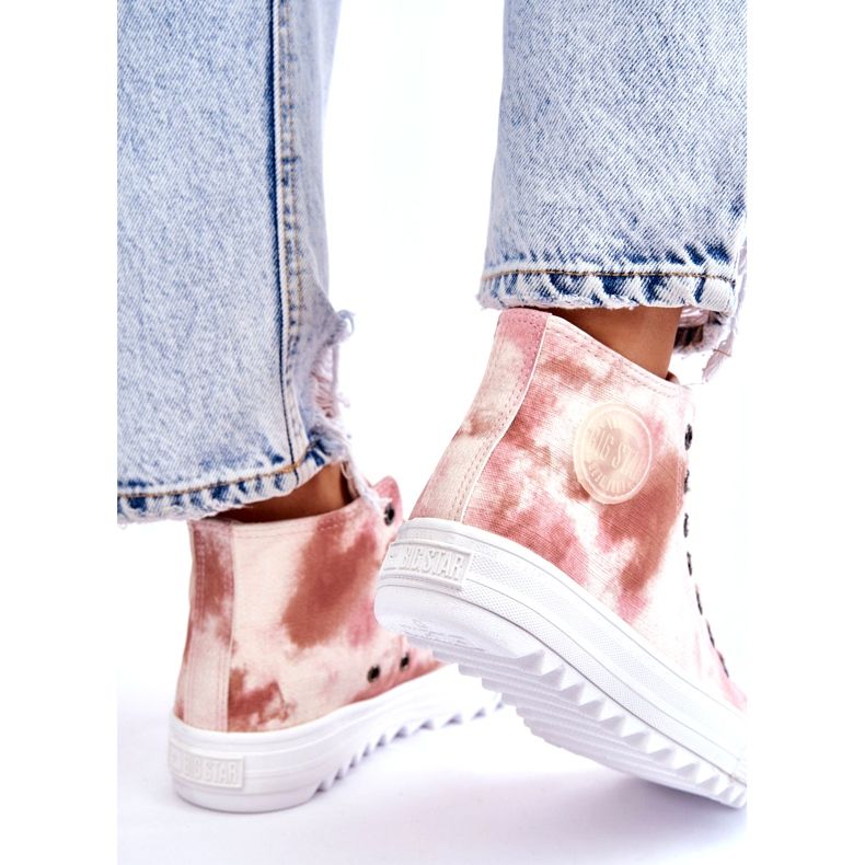 Sneakers Mujer Big Star LL274048 Beige-Rosa 3