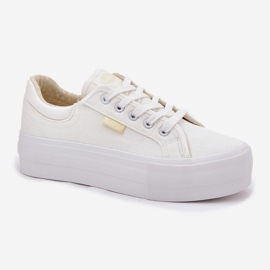 Zapatillas para mujeres en la plataforma Lee Cooper LCW-25-31-3450L White blanco 4