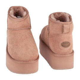 Emu Australia Stinger Micro Flatform Shoes W13082-Caro rosado 3