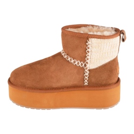EMU Australia Stinger Knit Flatform W13143-Ches marrón 4