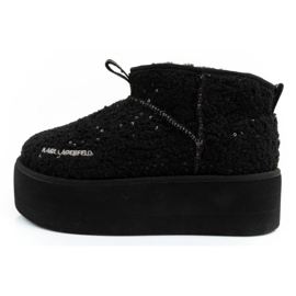 Zapatos, botas de nieve Karl Lagerfeld Thermo KL48522WW0S negro 2