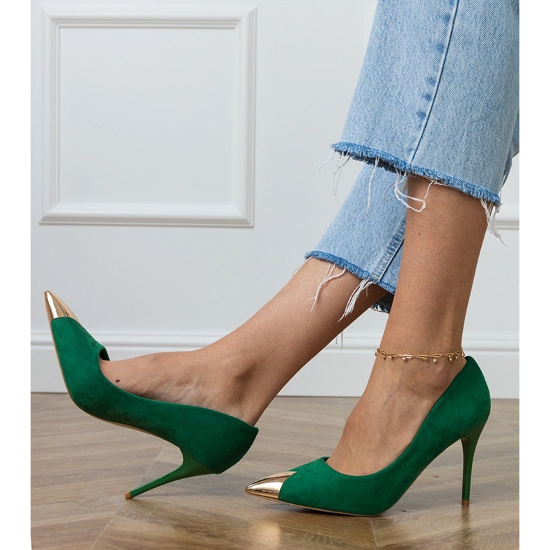 Bombas ecosam verdes con un dedo metálico 2 Bombas ecosam verdes con un dedo metálico 2