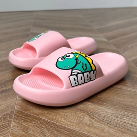 Chanclas de niños rosa con estampado rosado 2