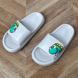 Chanclas grises para niños con estampado para bebés 3