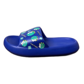 Zapatillas para niños azules con impresión 2