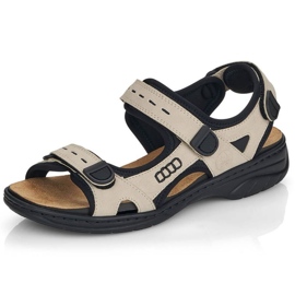 Rieker femenino 64582-60 sandalias beige 16