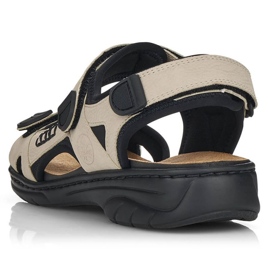 Rieker femenino 64582-60 sandalias beige 17