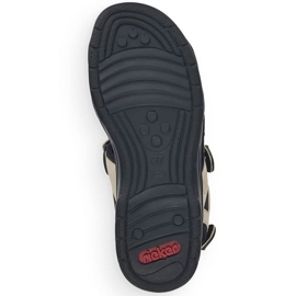 Rieker femenino 64582-60 sandalias beige 19