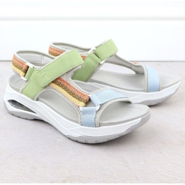 Rieker femenino 3151-90 sandalias azul 2