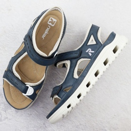 Rieker femenino 64066-14 Sandalias azul marino 2