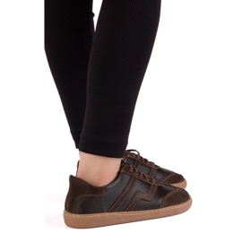 Zapatos de cuero para mujeres descalzos Olivier Eliza Dark Brown marrón 1 Zapatos de cuero para mujeres descalzos Olivier Eliza Dark Brown marrón 1