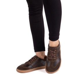 Zapatos de cuero para mujeres descalzos Olivier Eliza Dark Brown marrón 2 Zapatos de cuero para mujeres descalzos Olivier Eliza Dark Brown marrón 2