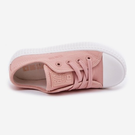 Big Star RR374011 Pink Lace -Up zapatillas de deporte rosado 2