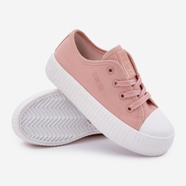 Big Star RR374011 Pink Lace -Up zapatillas de deporte rosado 4