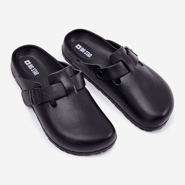 Big Star Flip Flip -Flops Tubbogs con una gran estrella RR174A022 Hebilla negra negro 1 Big Star Flip Flip -Flops Tubbogs con una gran estrella RR174A022 Hebilla negra negro 1