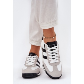 Zapatillas blancas de mujeres bajas blanco 3