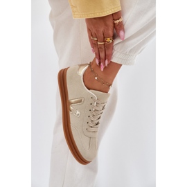 Zapatillas de deporte femenino Eco ante beige 5