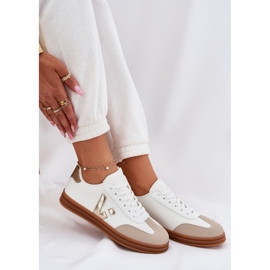 Zapatillas de cuero blanco 6
