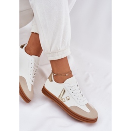Zapatillas de cuero blanco 7