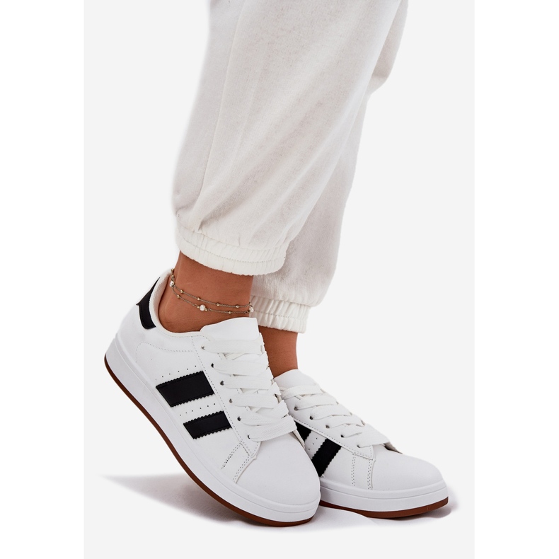 EVento Zapatillas Deportivas De Mujer Confeccionadas En Piel Ecológica, Blancas blanco 1