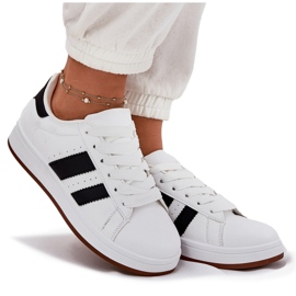 EVento Zapatillas Deportivas De Mujer Confeccionadas En Piel Ecológica, Blancas blanco 9
