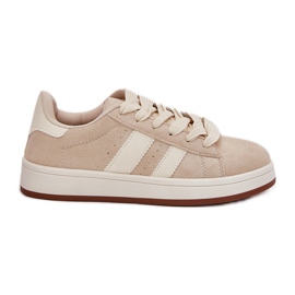 EVento Zapatillas de deporte para mujeres con beige ecológico 8
