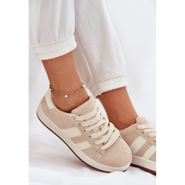 EVento Zapatillas de deporte para mujeres con beige ecológico 9