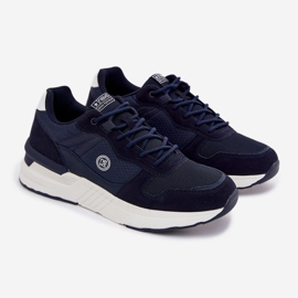 EVento Zapatillas deportivas para hombres en la plataforma azul marino 1